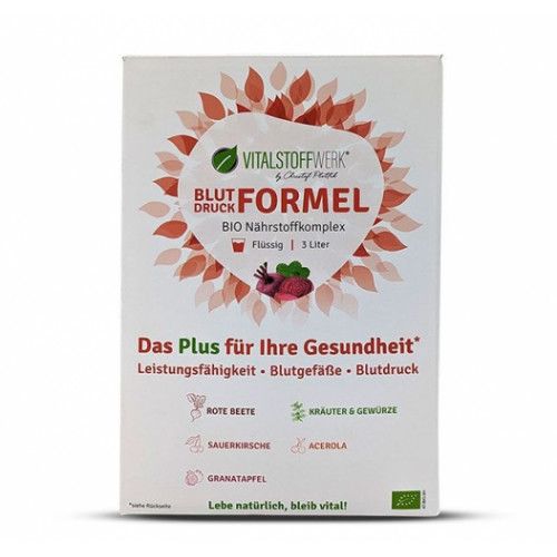 VITALSTOFFWERK Blutdruck-Formel Flüssig Bag-in Box 3 L - Säfte & Tonika ...